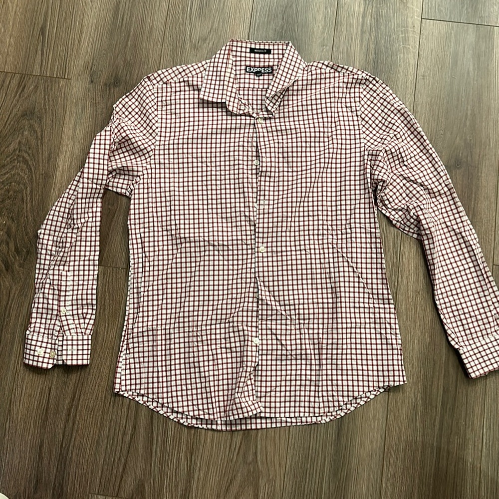 Express long sleeve button up